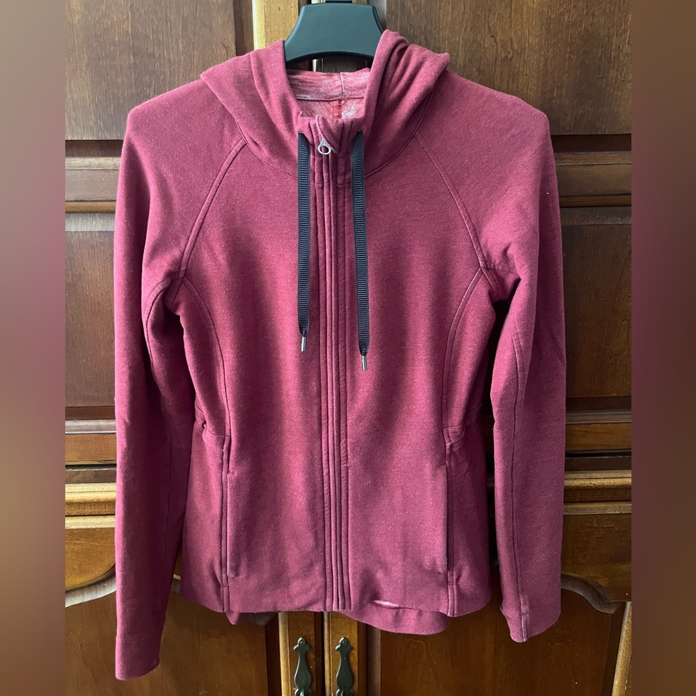 Lululemon Take Ten Hoodie in Rosewood Red